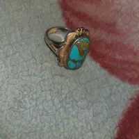 فروش انگشتر رنگ ثابت بانگین فیروزه|زیورآلات و اکسسوری|شوشتر, |دیوار