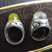 دو عدد انگشتر نقره|جواهرات|تربت‌حیدریه, منظر|دیوار