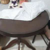 میز صبحانه خوری دونفره چوبی