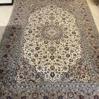 ۱ عدد فرش دستبافت کاشان ۹ متری و ۱ عدد ۳ متری