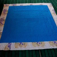 لحاف دونفره سنتی آبی