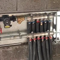 تاسیسات لوله کشی استخر پمپ آب