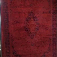 فرش لاکی دستبافت گونه معاوضه با فرش نو زمینه دودی