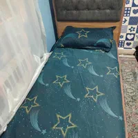 تخت خواب یکنفره باتشک|تخت و سرویس خواب|تهران, زرگنده|دیوار