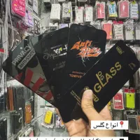 گلس سامسونگ شیائومی آیفون شفاف و دودی