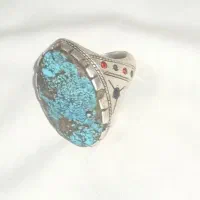 انگشتر فیروزه دست‌ساز