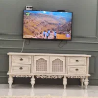 کنسول و میز تلوزیون  تمام چوب حصیری بامبو