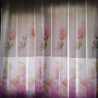 سه عدد پرده زبرا و حریر