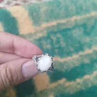 انگشتر نقره مون استون یا سنگ ماه|جواهرات|اصفهان, خوراسگان|دیوار