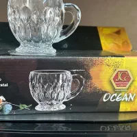 لیوان‌چای خوری کریستال|ظروف سرو و پذیرایی|مشهد, سرافرازان|دیوار