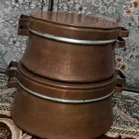 دیگ مسی چکشی کاملا نو