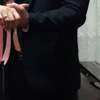 کت جلیقه و شلوار مشکی در حد نو