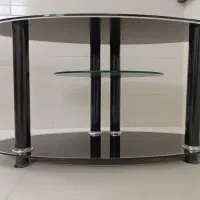 میز شیشه ای زیر تلویزیون|میز تلویزیون|یزد, |دیوار