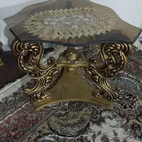 مبل استیل ۹ نفره با میز نهار خوری|مبلمان خانگی و میز عسلی|تهران, قصر فیروزه ۲|دیوار