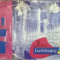 سرویس ۸ پارچه لومینارک و سینی لاروس