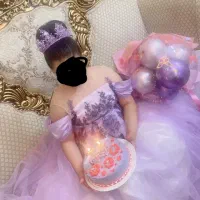 پیراهن مجلسی پرنسسی دخترانه