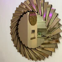 آینه و ساعت آینه ای|آینه|رشت, معلولین|دیوار