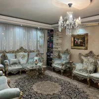 سرویس مبل استیل سلطنتی به همراه ست میز ناهار خوری