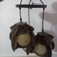 لوستر سه شاخه سالم|لوستر و چراغ آویز|نیشابور, کلاغان|دیوار