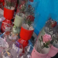 بوکت گل رز|گل مصنوعی|رشت, هلال احمر|دیوار