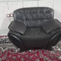 فروش مبل چرمی ۶ نفره|مبلمان خانگی و میز عسلی|خاش, |دیوار