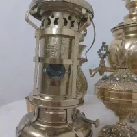 دکور برنز چراغ گرد سوز علاعدین