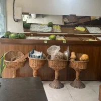 سبد حصیری پایه بلند