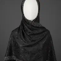 شال مشکی حاشیه دار