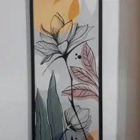 تابلو نقاشی به همراه قاب مشکی