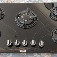 اجاق گاز صفحه ای tekno italia مجهز ترموکوپل ۵ شعله|اجاق گاز و لوازم برقی پخت‌وپز|یزد, |دیوار