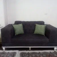 مبل 7نفره راحتی باجلومبلی وعسلی