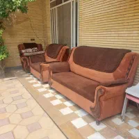مبل راحتی 6 نفره|مبلمان خانگی و میز عسلی|شیراز, شیشه‌گری|دیوار