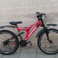 دوچرخه 24دنده ای کمک فنری خوش رنگ و شیک