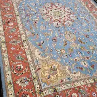 دستبافت نیلی ‌کاشمر