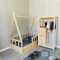 تخت خواب نوجوان مونته سوری روستیک دکور