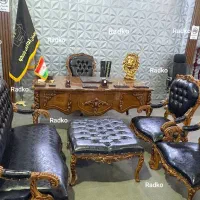مبلمان اداری کلاسیک مارشال میز خم / جا کتی|مبلمان اداری|تهران, یافت‌آباد|دیوار