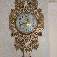 ساعت دیواری برنز طرح سیمرغ