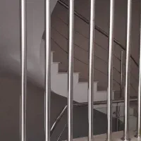 درب ضد سرقت نرده شیشه ای، استیل، لمینت کد F154|مصالح و تجهیزات ساختمان|رویان, |دیوار