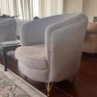 مبل ۸ نفره چستر صدفی|مبلمان خانگی و میز عسلی|اهر, |دیوار