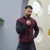 گرم و مقاوم در سرما/کاپشن مردانه مدل BurgundyFox