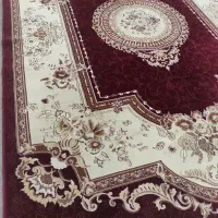 فرش نه متری 500شانه زرشکی