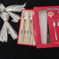 دودست قاشق مرباخوری میخک ژاپن.قوری وگلاب پاش گلسرخ