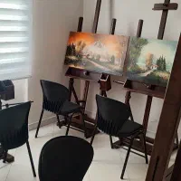 کمک مربی نقاشی سیاه قلم و نقاشی کودک