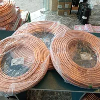 اجرای تهویه مطبوع لوله مسی کولر اسپلیت|کولر گازی و فنکوئل|رشت, سعدی (تختی)|دیوار