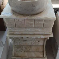 روشویی سنگ طبیعی کاسه روکار و توکار، شیرآلات|لوازم سرویس بهداشتی|ساوه, |دیوار