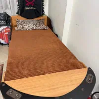 تختخواب تک نفره نوجوان چوب|تخت و سرویس خواب|تهران, مجیدآباد|دیوار