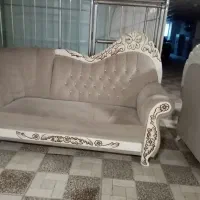 مبل هشت نفره شیک و خوشرنگ تازه مونده