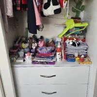 کمد ریلی سه درب با هشت کشو جادار وسه باکس|جاکفشی، کمد، دراور|تهران, تهرانسر مرکزی|دیوار