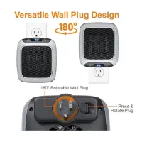 هیتر ریموت دار 800 وات مدل HANDY HEATER|بخاری، هیتر، شومینه|تهران, امیریه|دیوار