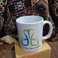 لیوان بزرگ چینی چاپ دار آکبندهمراه با جعبه۱۰۰هزار